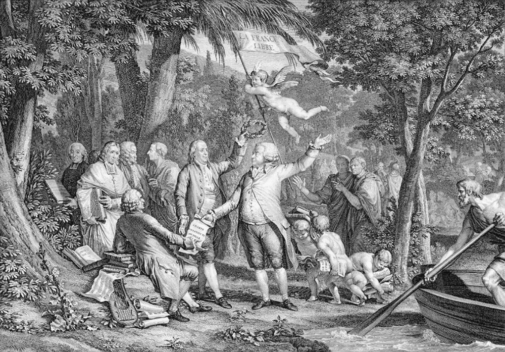 Mirabeau arrive aux champs Élisées, Paris, 1792 Mirabeau arrive aux champs Élisées, Paris, 1792