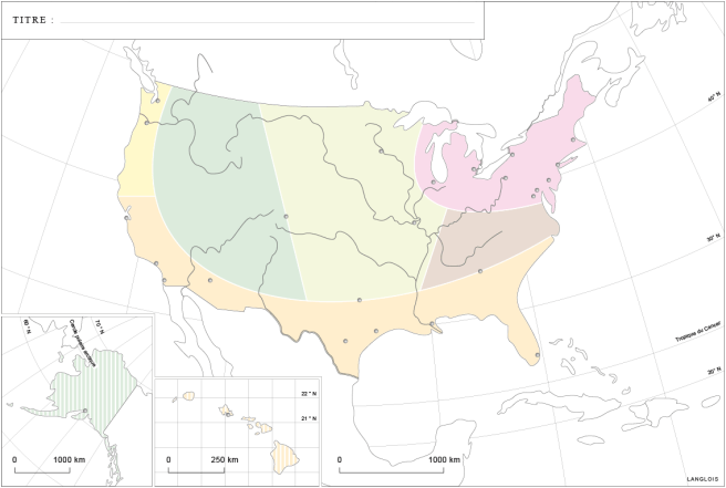 États-Unis : un découpage régional États-Unis : un découpage régional