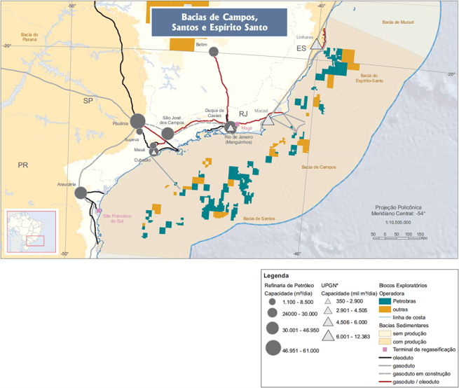 Bacias de Campos, Santos et Esperito Santo Bacias de Campos, Santos et Esperito Santo
