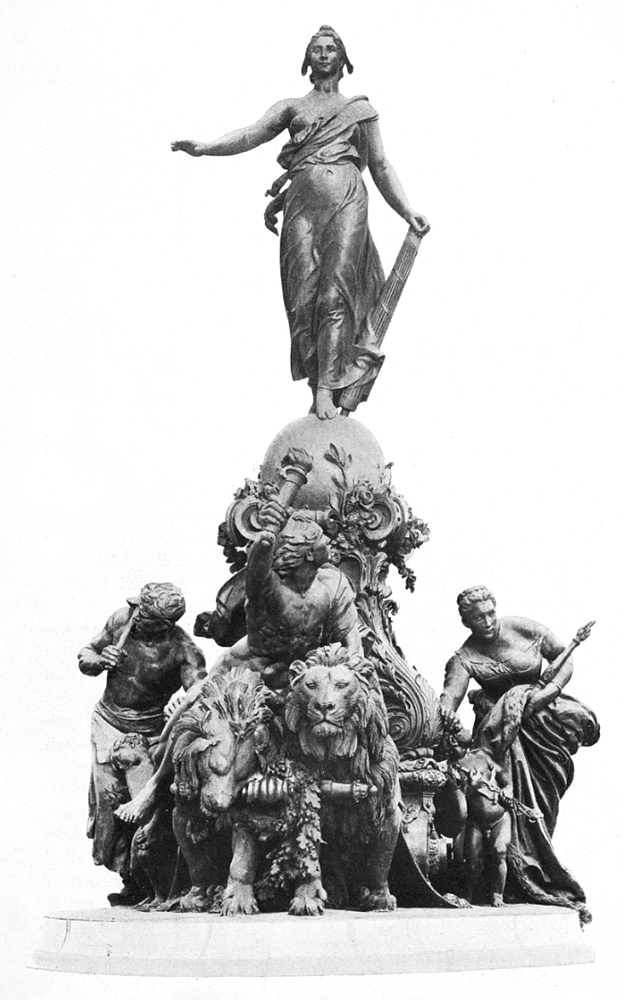 Jules Dalou, Le Triomphe de la République, La Revue de l'art ancien et moderne, 1900 (face) Jules Dalou, Le Triomphe de la République, La Revue de l'art ancien et moderne, 1900 (face)