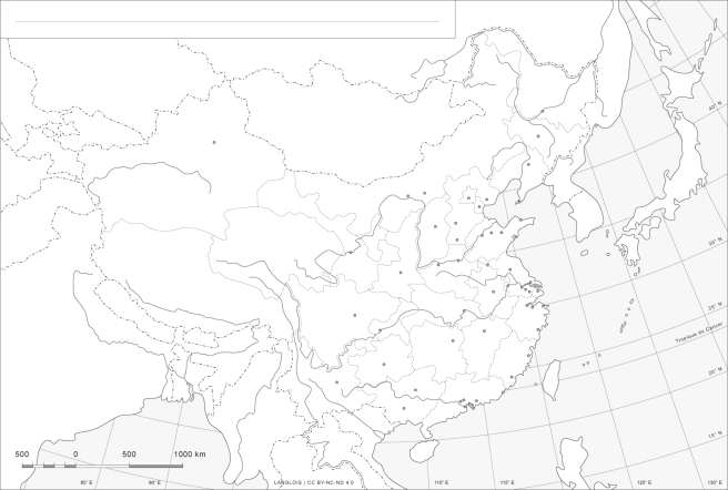 Fond de carte de la Chine Fond de carte de la Chine